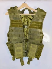 VISM Tactical Vest Crossdraw Tactical Shooting Rig Duty Gear Camo Green L-XXL