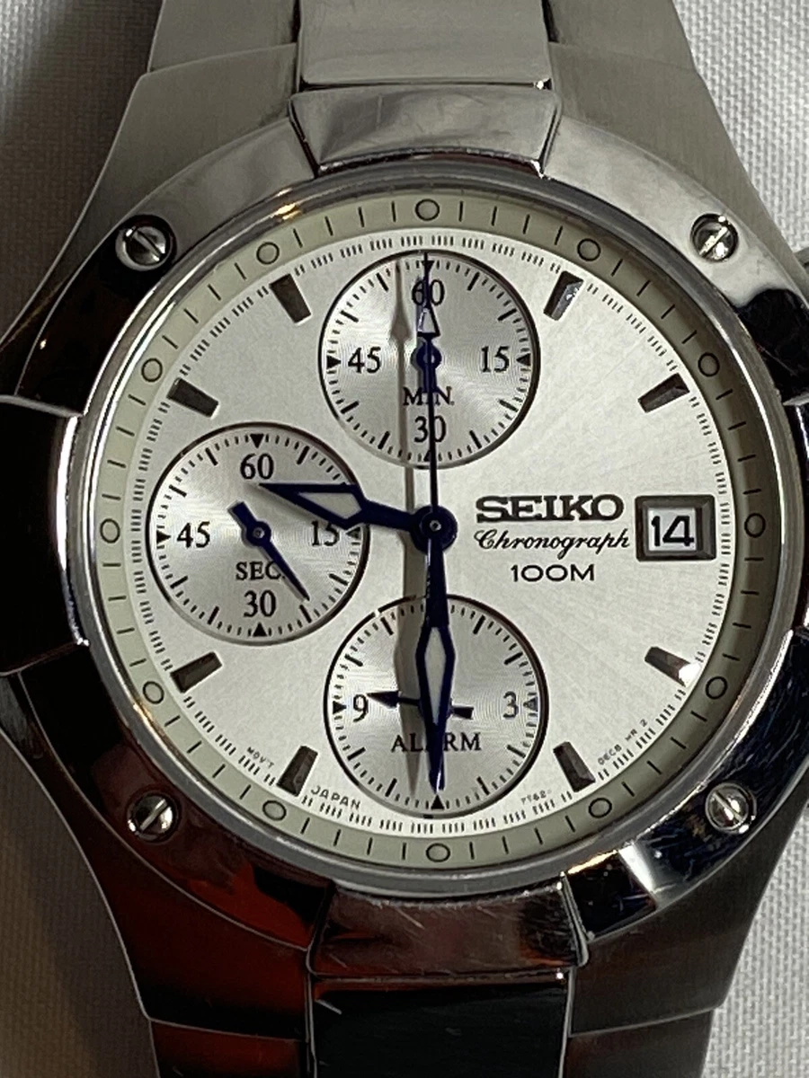 Seiko chronograph 100m sapphire best sale crystal