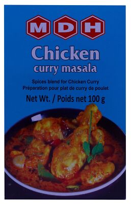 Hähnchen Gewürz Chicken Curry Masala Mix für Butterhuhn Indisches Curry  100 Gr