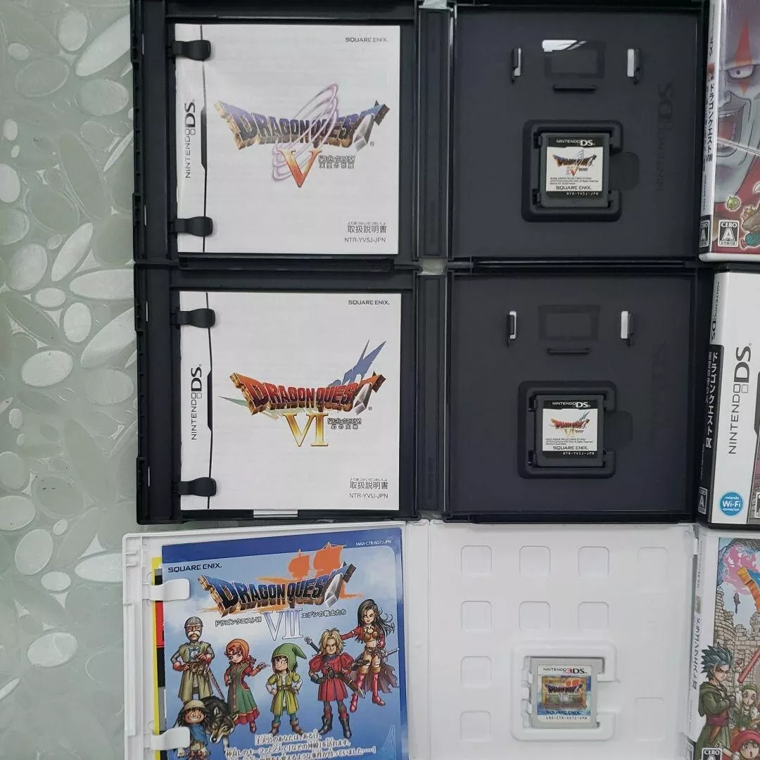 Nintendo 3DS NDS Dragon Quest 5 6 7 8 9 11 6Games set Square Enix DQ Japanese
