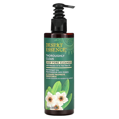 Desert Essence Thoroughly Clean Deep Pore Cleanser, 8.5 Fluid Ounces