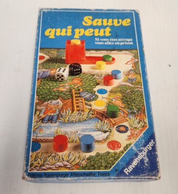 vintage  Off To The Tower   Sauve qui Peut Board Game Ravensburger 1982 
