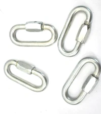 Lot of 4 Maillon Rapide Quick Links Screw Link Technical Rope Carabiner