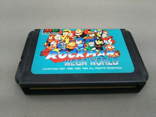 Rockman Mega World Mega Drive Sega GAME Cassette Only Capcom Japan