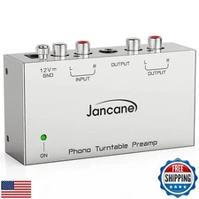 Phono Turntable Preamp, Phono Preamp for Turntable, Record Play, Mini Electro