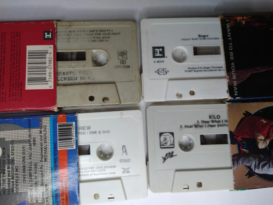 Lot of 8 Cassette Singles Roger, Kilo, Jazzy Jeff & Fresh Prince, 2Live Crew... Foto 4 de 4