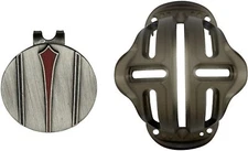 Golf Ball Marker with Putt Alignment Tool, Magnetic Hat Clip + Ball Stencil