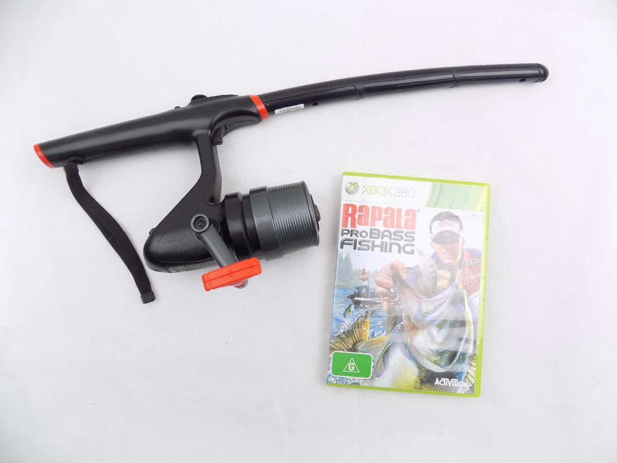 Like New Xbox 360 Rapala Pro Bass Fishing Game With Fishing Rod