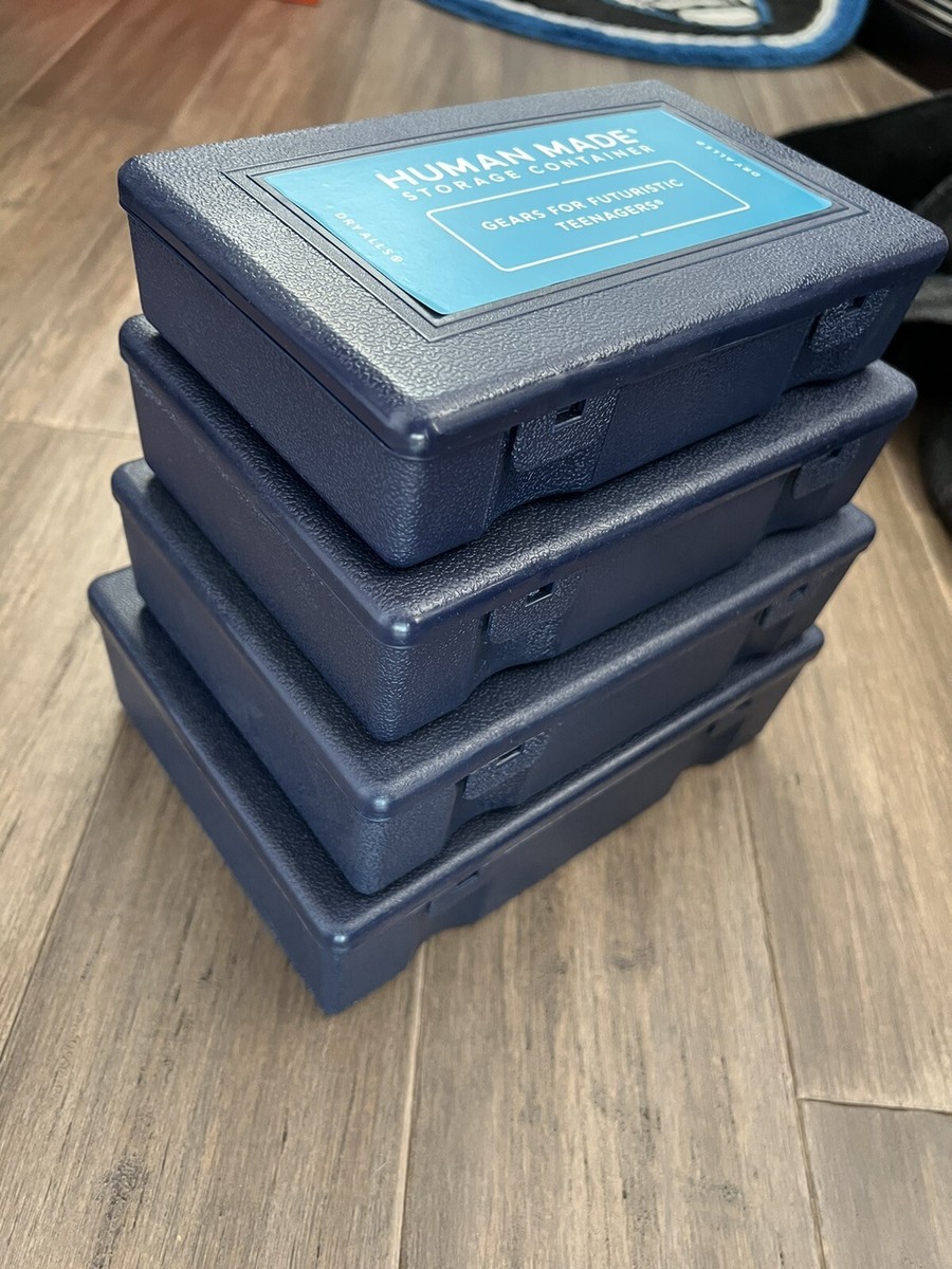 HUMAN MADE 4P SET STORAGE CONTAINER - NAVY Brand New Very Rare | eBay