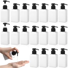 Domensi 12 Pcs 3.4 oz Travel Bottles Small Dispenser Bottles Shampoo Conditio...