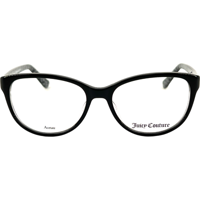 Juicy Couture JU300 Womens Girls Eyeglass Frame 0807 Black Juicy Couture Black Metal Eyeglass Frames for sale | eBay main image 2