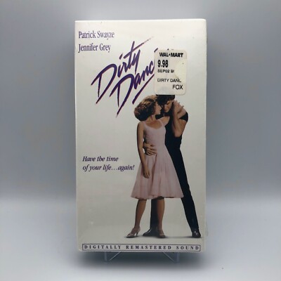 Dirty Dancing Patrick Swayze VHS Authentic New Sealed 1998 Artisan Watermark