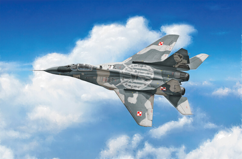 MIG 29A Fulcrum Plastic Kit 1:72 Model ITALERI