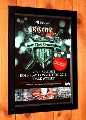 Risen 2 Dark Waters PS3 Xbox 360 Rare promo Small Poster / Ad Page Framed