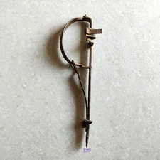 19c Antique Handmade Primitive Iron Jungle Forest Wild Animals Cage Rare I788