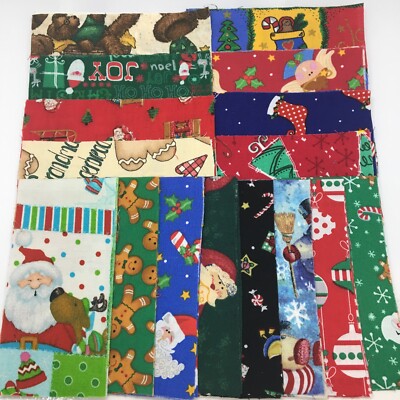 32 PC Christmas 8 Sets 5'' Square & 8 Sets 2.5 x10'' Strips (2 Each Design) CSS734