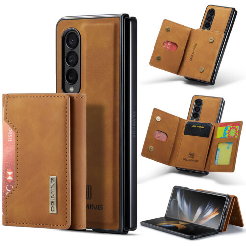 DG.MING Wallet Cases for Samsung Galaxy Z Fold 4/ Fold 3 5G Cover W/ Cards slots - Picture 1 of 72