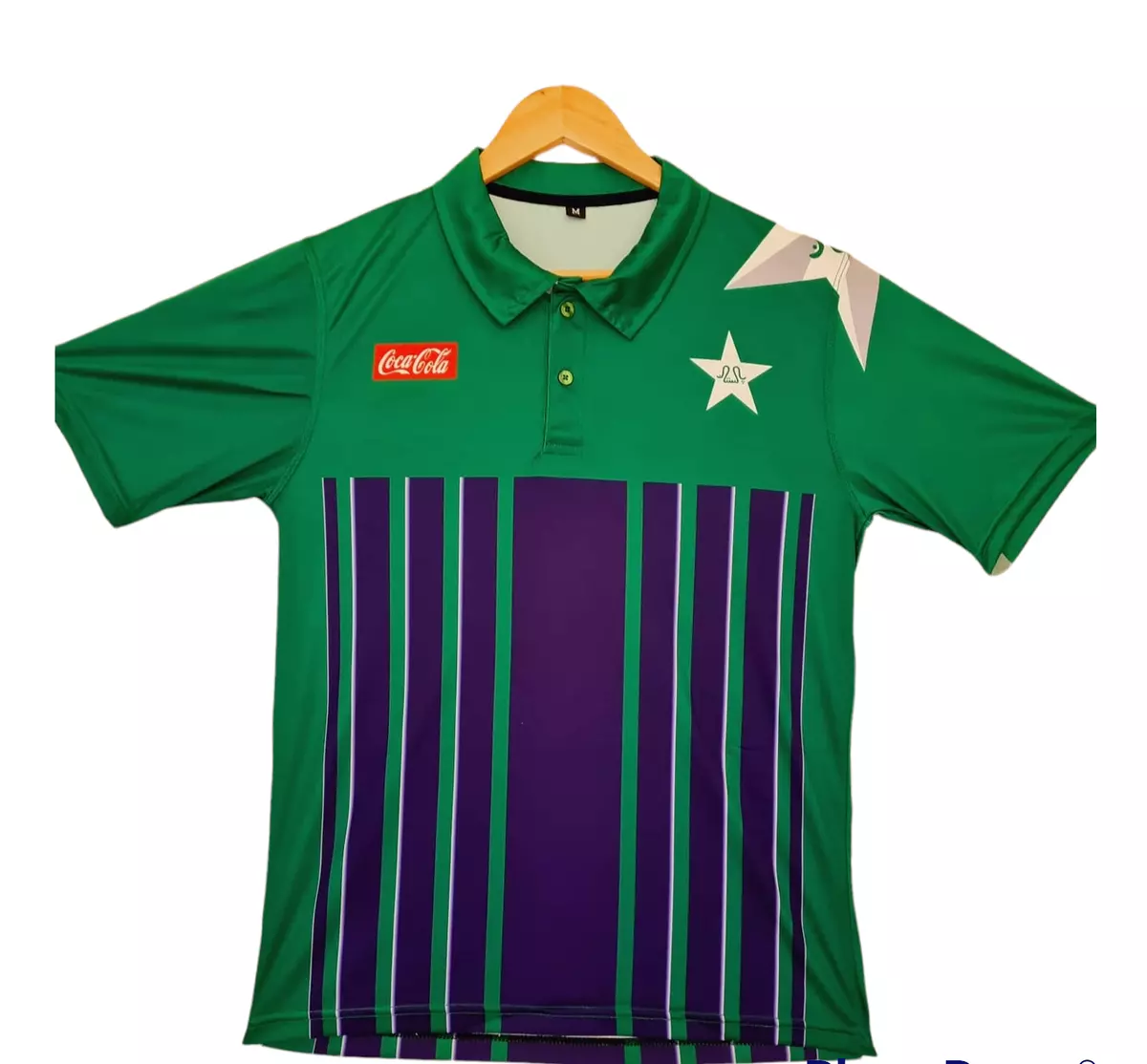 PAKISTAN ICC Cricket STAR on shoulder 1996 RETRO MEMORABILIA Sports polo Shirt