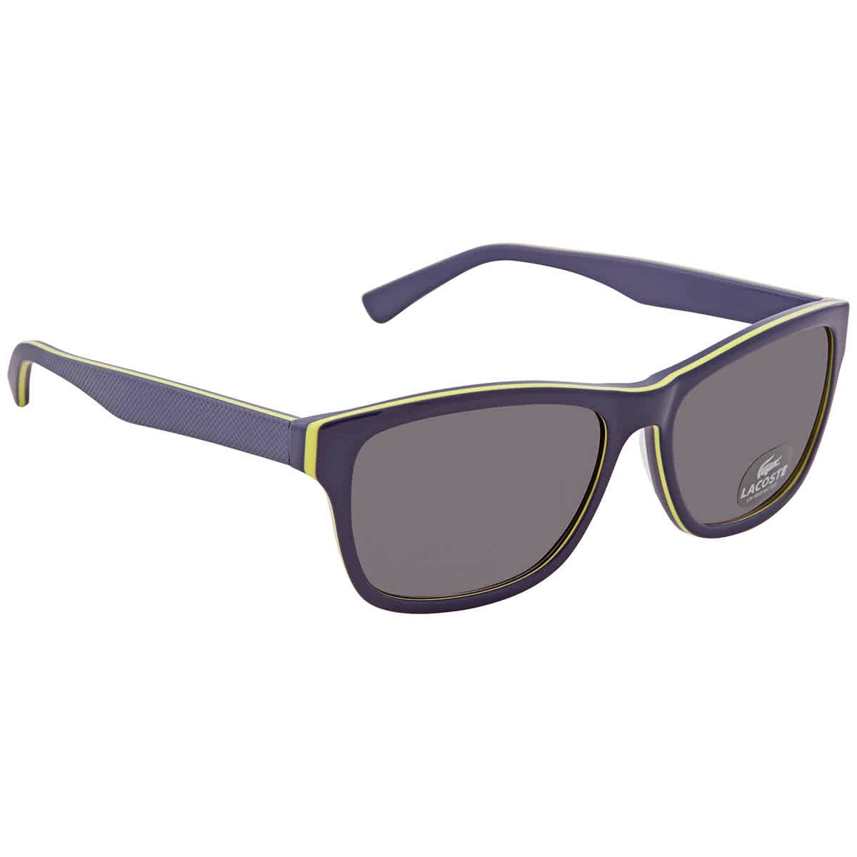 Lacoste Grey Square Unisex Sunglasses L683S 414 55 L683S 414 55
