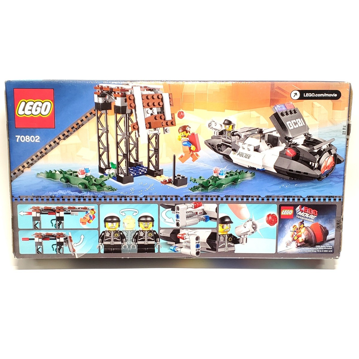 LEGO 70802 The LEGO Movie: Bad Cop's Pursuit Retired Lego Set