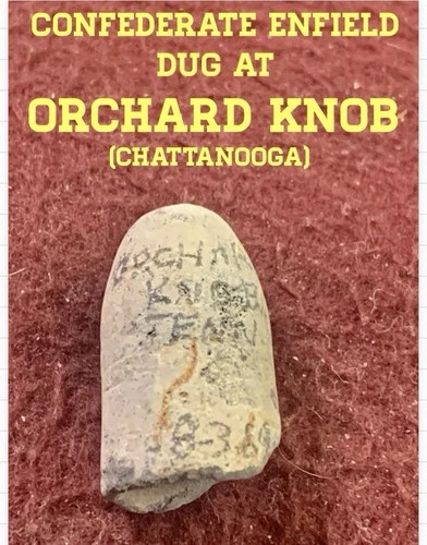 Civil War Relic - Confederate .577 Enfield: Dug Orchard Knob Tenn. (CHATTANOOGA)