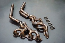 W 124 Mercedes 500E/E500 F&auml;cherkr&uuml;mmer Edelstahl Neu Stainlees Steel Header New