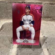 Topps Stadium Club 2025 Craig Biggio Pink Parallel #89 Astros Baseball Card