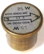 Bird wattmeter slug 25 watt 400-1000mc 63A