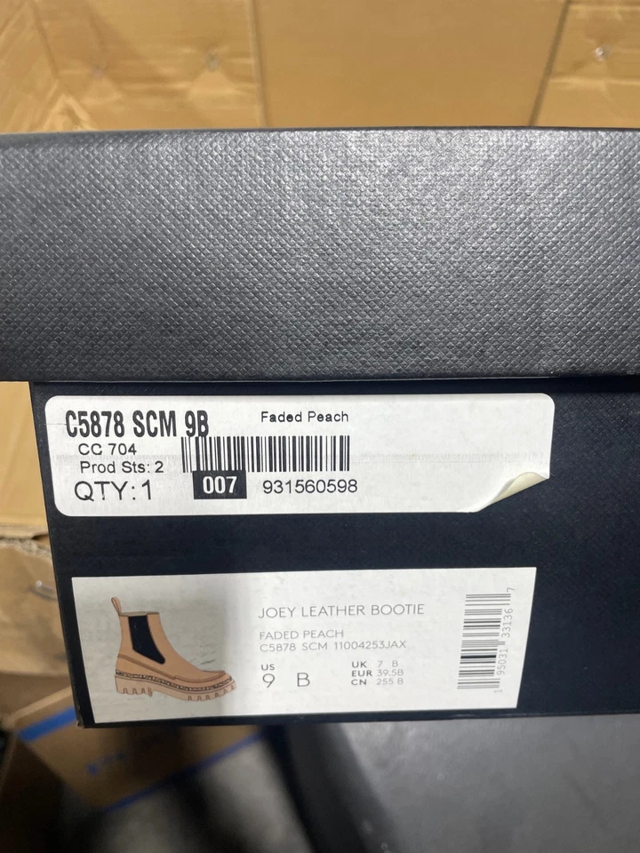 Coach Joey C5878 para mujer talla 9 melocotón descolorido Foto 4 de 4