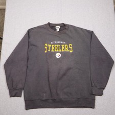 Vintage Pittsburgh Steelers Sweatshirt Men XL NFL Football Lee Sport Crewneck 90
