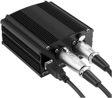 48V Phantom Power Supply Cable Converter Adapter for Condenser Microphone