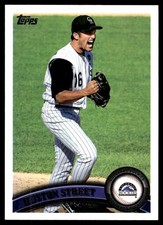 Huston Street 2011 Topps #507 Rockies MLB READ FREE SHIPPING AutographDen