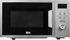 SIA FDM21SI 20L Silver Microwave, Digital Display, 700W, 8 Auto-Functions 5 Powe