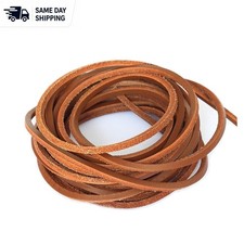 AAA Quality 3mm Braided Leather Cord, Light Brown Perfect for Jewelry More