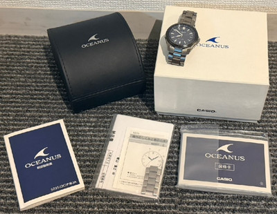 Casio Oceanus OCW-S100F-2AJF Radio Solar Date Vintage Watch JDM