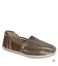 Men's TOMs Huaraches Brown Camo  Slip On Sandals Shoes - Size 11.5