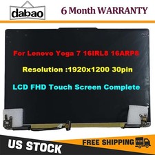 New For Lenovo Yoga 7 16IRL8 82YN 82YN0001US 5D10S39941 wuxga LCD Touch Screen