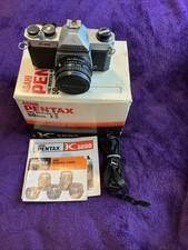Asahi PENTAX K-1000 Camera With 50mm Lens In Box