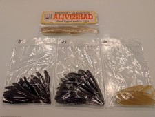 Yaguchi Fishing Tackle Shop Alie Shad 3-inch Set of 60 Robo Worm Hand-poured