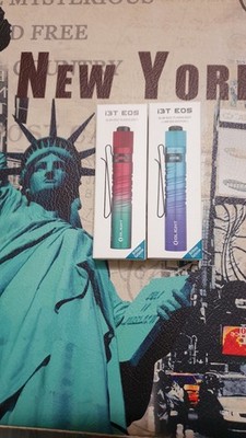 Olight Set i3T EOS - Birthday Edition ( Red & Green Chameleon - Cyan Indogo )