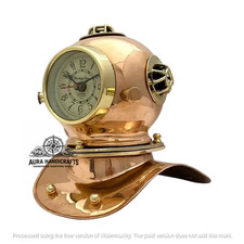 AURA Antique Style Solid Brass Diving Helmet Nautical Collectible Unique Gift