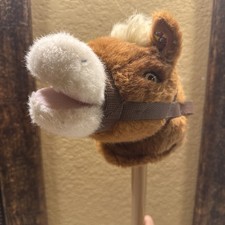 TEK NEK RIDE ON STICK HORSE SINGING, GALLOP - TALKING SOUNDS Brown -Watch Video