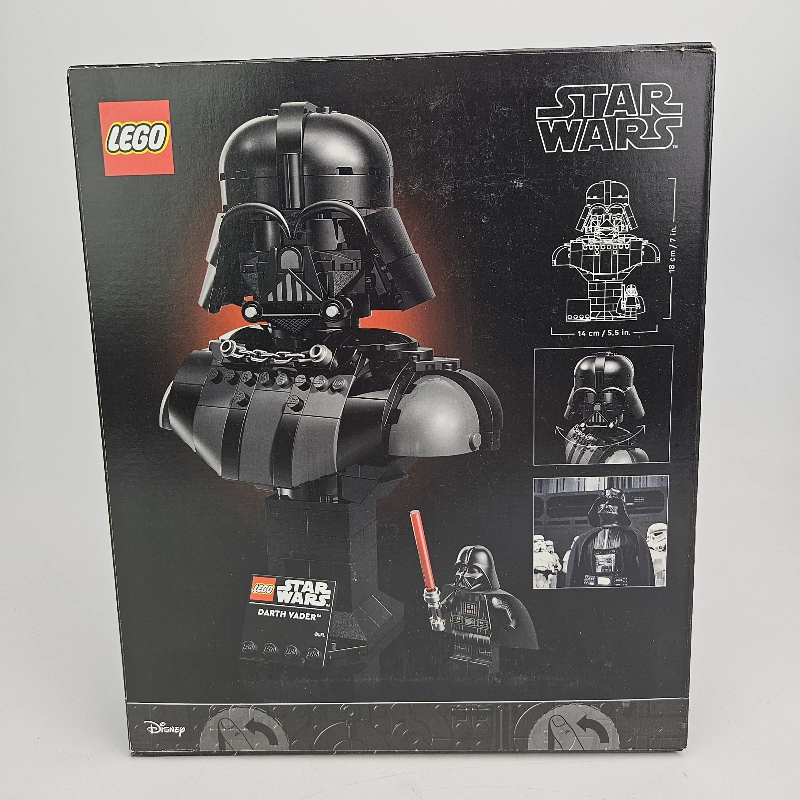 LEGO Star Wars Darth Vader Bust 75439 Complete w/ Box Minifigure