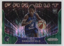 2021 Panini Prizm WNBA Far Out Green Pulsar /25 Crystal Dangerfield #5 1f60
