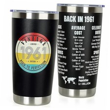  65th Birthday Gifts for Women Men - 1961 65th Birthday 20 Ounces 65TH