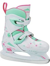 New Lake Placid Girls Nitro 8.8 Adjustable Ice Skates Size Medium USA 1-4 Adjust