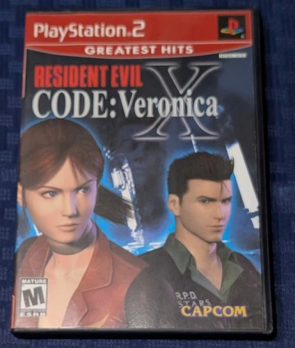 Resident Evil Code: Veronica X (Sony PlayStation 2, 2001) Greatest Hits Edition