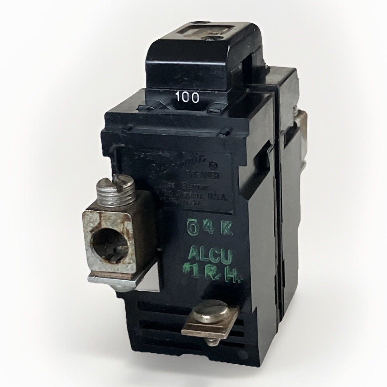 100 Amp Pushmatic Bulldog P2100 MAIN Breaker 2P 11200W  W2100 Square lug used