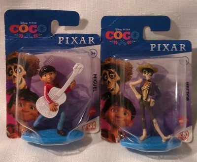 COCO MIGUEL & HECTOR Cake Topper 2 Disney Pixar Micro Collections -- READ