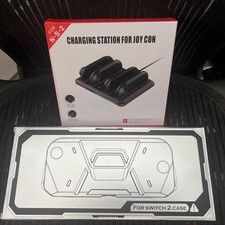 NEW Nintendo Switch 2 set - carry case and charging station for 4 Joy-Con